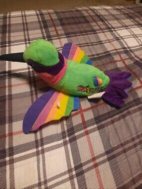 vintage Lisa Frank Dashly hummingbird plush 1998